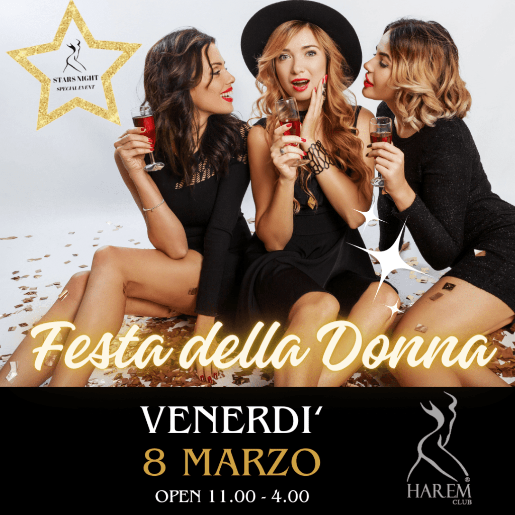 Harem Club prive Milano - festa della donna