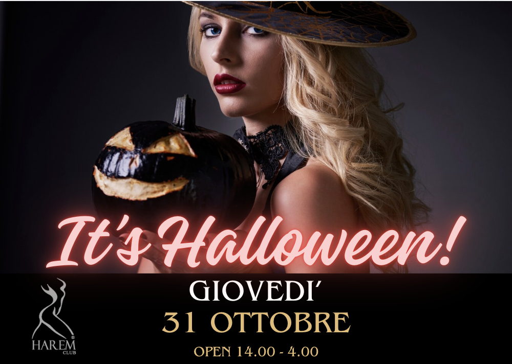 halloween poster harem club prive milano scambisti 