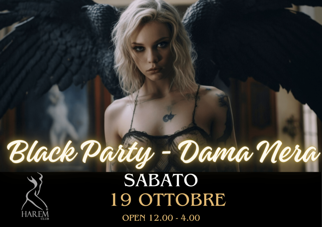 harem club prive milano dama nera